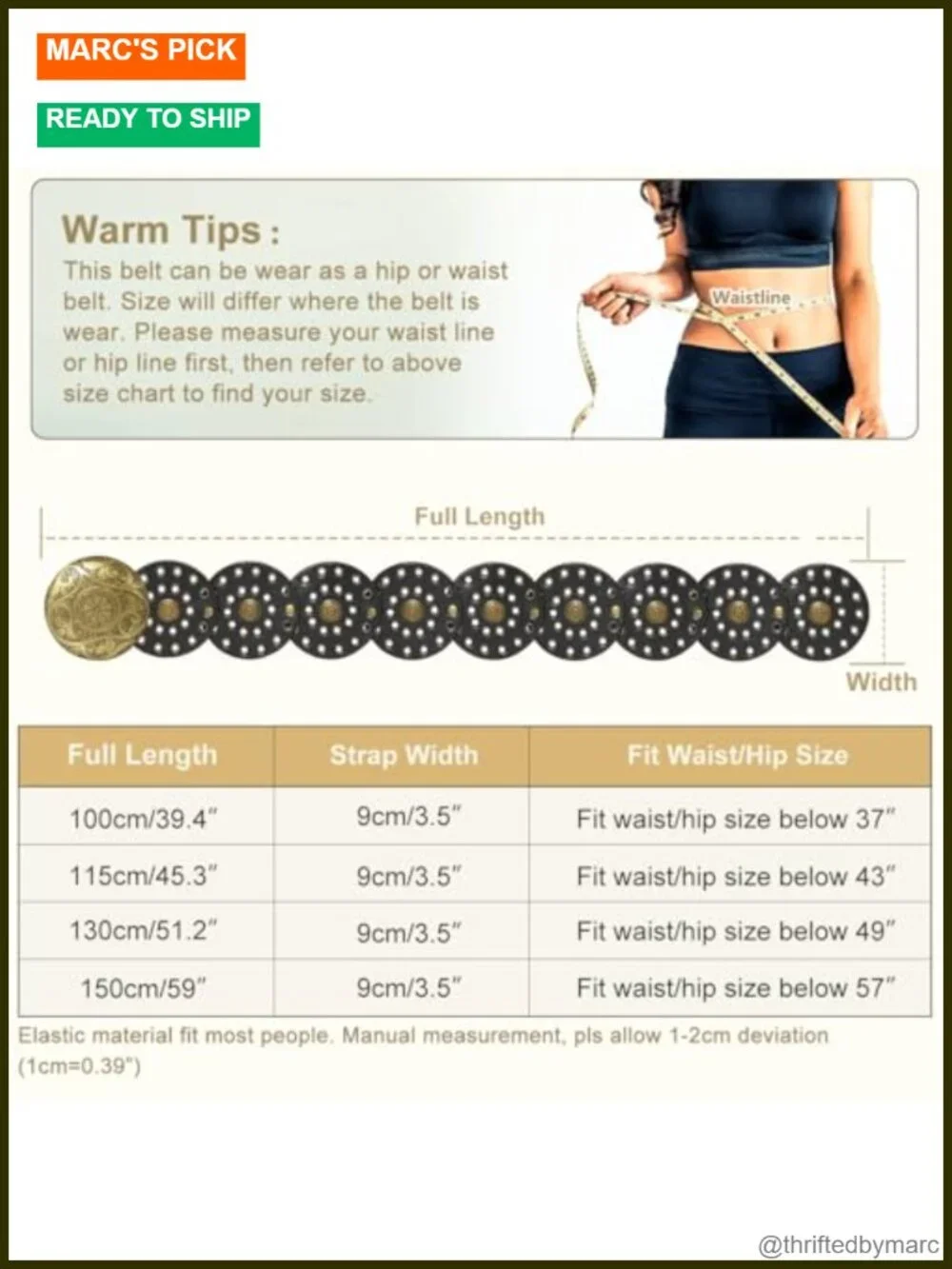 Wide PU Leather Disc Belt Hollow Out Round Vintage Western Waist Belt